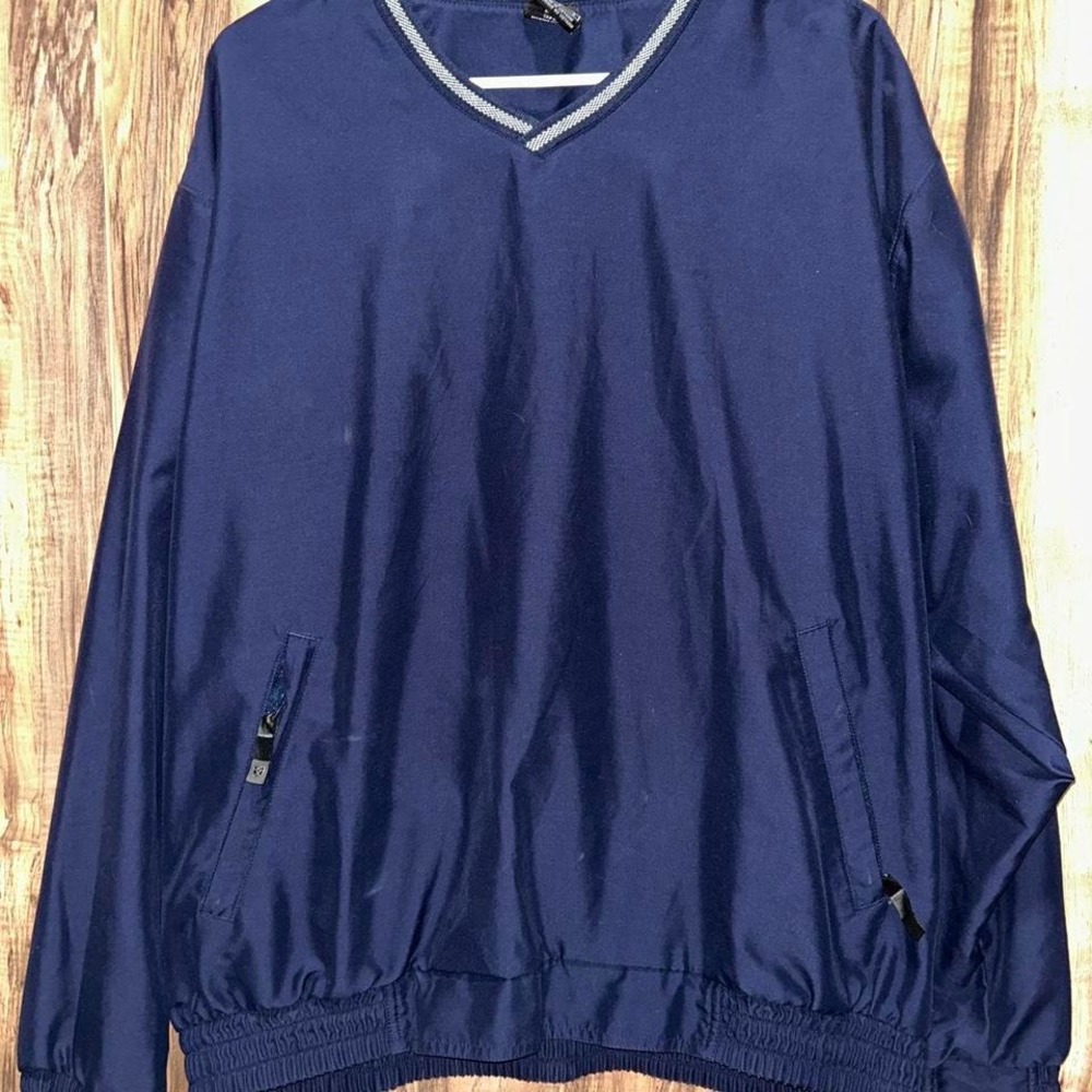 Loose fit Nike Navy Blue Winbreaker, Men's Large